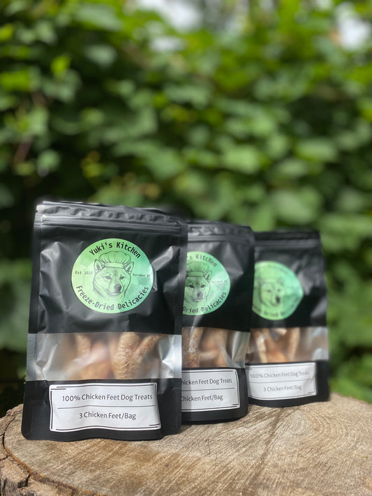 3-Pack Freeze-Dried Chicken Feet