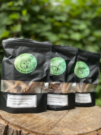6-Pack Freeze-Dried Chicken Feet
